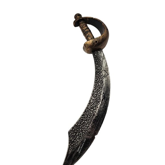 Novelty Pirate Cutlass Sword Costume Toy Halloween Plastic 13" - Picture 1 of 4